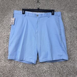 Peter Millar Crown Soft Touch Shorts Twill Mens 40 Cottage Blue Pima Cotton New